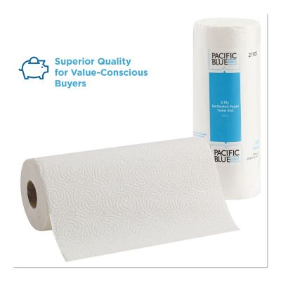 Image showing  Blue Select Perforated Paper Towels, 8-4/5 x 11 in., White, 30 ct.