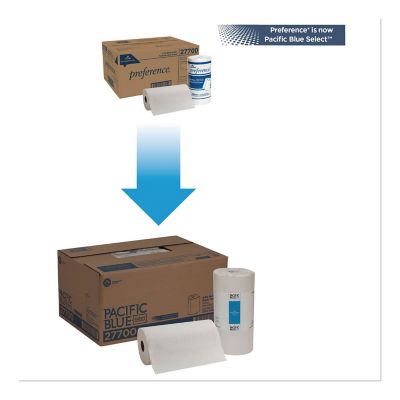 Image showing  Blue Select Perforated Paper Towels, 8-4/5 x 11 in., White, 12 ct.