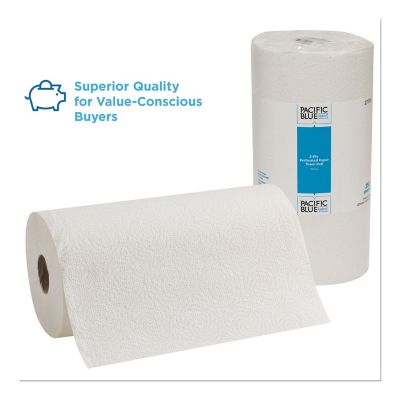 Image showing  Blue Select Perforated Paper Towels, 8-4/5 x 11 in., White, 12 ct.