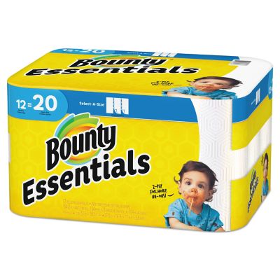 Bounty Essentials Select-A-Size Paper Towels, 2-Ply, 12 ct., PGC74647
