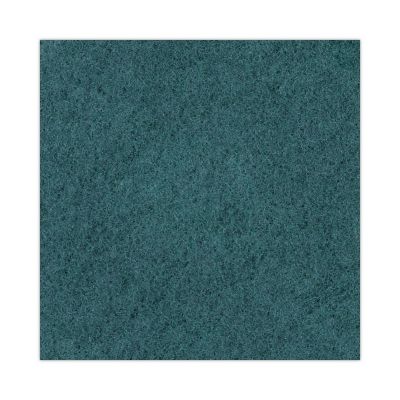 Image showing 5 th Boardwalk Heavy-Duty Scrubbing Floor Pads, 20 in., Green, 5-Pack