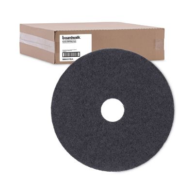 Image showing  17 in. Stripping Floor Pads, Black, 5-Pack
