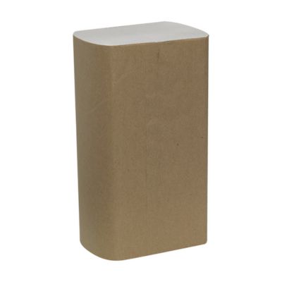 Image showing 8 th Georgia Pacific Blue Basic Folded Paper Towels, 9-1/4 in. x 9-1/2 in., White, 16-Pack, 250/Pack