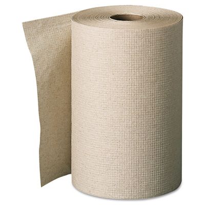 Georgia Pacific Blue Basic Non-Perforated Paper Towels, 7-7/8 in. x 350 ft., Brown, 12 ct.