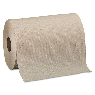 Image showing  Blue Basic Non-Perforated Paper Towels, 7-7/8 in. x 350 ft., Brown, 12 ct.