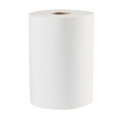 Image showing  Blue Basic Non-Perforated Paper Towels, 7-7/8 in. x 350 ft., White, 12 ct.