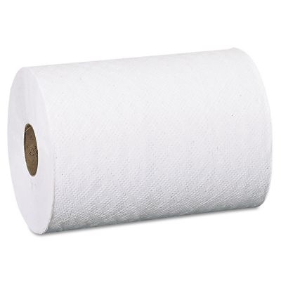 Image showing  Blue Basic Non-Perforated Paper Towels, 7-7/8 in. x 350 ft., White, 12 ct.