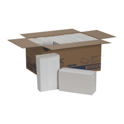 Image showing 5 th Georgia Pacific Blue Select C-Fold Paper Towels, 10-1/10 in. x 13-1/5 in., White, 12-Pack, 120/Pack