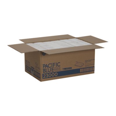 Image showing 6 th Georgia Pacific Blue Select C-Fold Paper Towels, 10-1/10 in. x 13-1/5 in., White, 12-Pack, 120/Pack