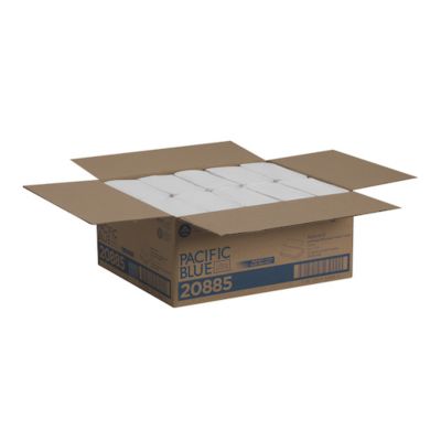 Image showing 5 th Georgia Pacific Blue Ultra Z-Fold Folded Paper Towels, 8 in. x 11 in., White, 10-Pack, 260/Pack