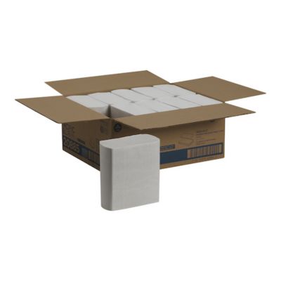 Image showing 6 th Georgia Pacific Blue Ultra Z-Fold Folded Paper Towels, 8 in. x 11 in., White, 10-Pack, 260/Pack