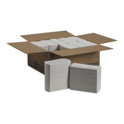 Image showing 7 th Georgia Pacific Blue Ultra Z-Fold Folded Paper Towels, 8 in. x 11 in., White, 10-Pack, 260/Pack