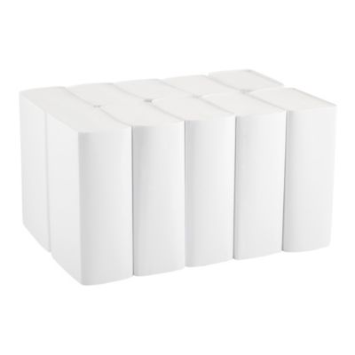 Image showing  Blue Ultra Z-Fold Paper Towels, 10-1/5 in. x 10-4/5 in., White, 10-Pack, 220/Pack