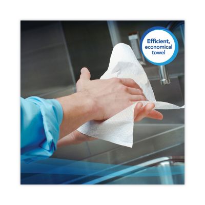 Image showing  Essential Single-Fold Paper Towels, Absorbency Pockets, 9.3 in. x 10.5 in., 250/Pack, 16 Packs/Carton