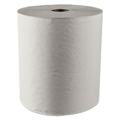 Scott Essential 100% Recycled Fiber Hard Roll Paper Towels, 1.5 in. Core, White, 8 in. x 800 ft., 12 ct.