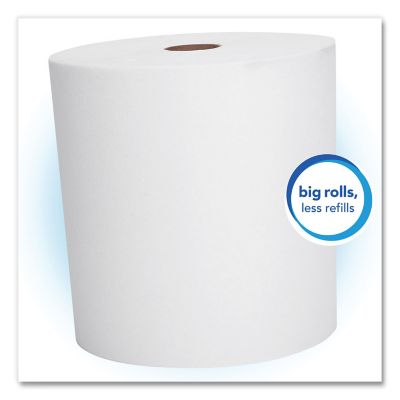 Image showing  Essential High Capacity Hard Roll Towels, 1.75 in. Core, 8 in. x 950 ft., White, 6 Rolls/Carton