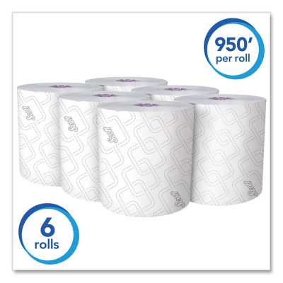 Image showing  Essential High Capacity Hard Roll Towels, White, 8 in. x 950 ft., 6 ct.