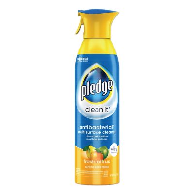 Pledge Multi-Surface Antibacterial Everyday Cleaner, 9.7 oz. Aerosol, 6 ct.