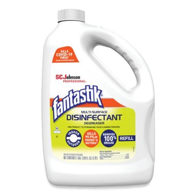 Fantastik Multi-Surface Disinfectant Degreaser, Pleasant Scent, 1 gal., 4 ct.