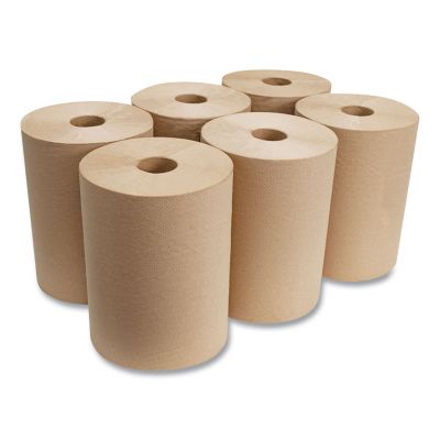 Image showing  10 in. Roll Towels, 1-Ply, 10 in. x 800 ft., Kraft, 6 ct.