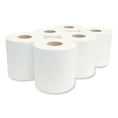 Image showing  Morsoft Center-Pull Roll Towels, 7.5 in., White, 6 ct.