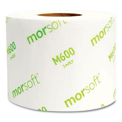 Image showing 5 th Morcon Tissue Morsoft Controlled Bath Tissue Rolls, Septic Safe, 2-Ply, White, 3.9 x 4 in., 48 ct.