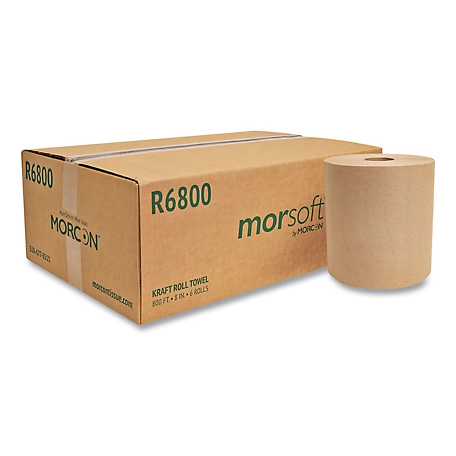Morcon Tissue Morsoft Universal Roll Paper Towels, 8 in. x 800 ft., 6 ct.