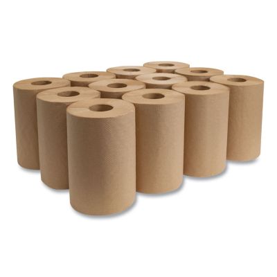 Image showing  Morsoft Universal Roll Paper Towels, 8 in. x 350 ft., Brown, 12 ct.