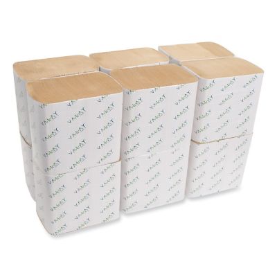 Image showing  Valay Interfolded Napkins, 2-Ply, 6.5 x 8.25 in., Kraft, 6,000 ct.