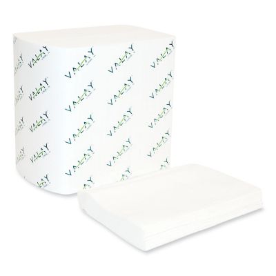 Image showing  Valay Interfolded Napkins, 1-Ply, White, 6.5 in. x 8.25 in., 6,000 ct.