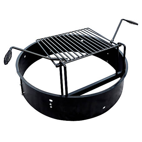 Yard Tuff Fire Ring With Grate 36 In, Fire Pit Rings At Tractor Supply
