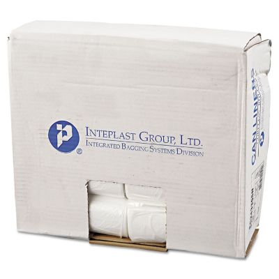 Inteplast Group 12-16 gal. High-Density Commercial Can Liners, 6 Microns, 24 in. x 33 in., Natural, 1,000-Pack