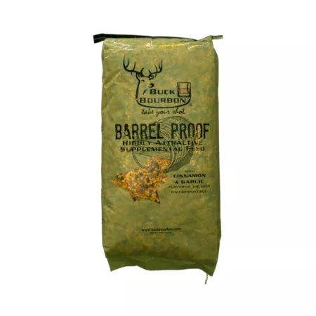 Buck Bourbon Barrel Proof Deer Supplement Original 40 lb Bag Game Attractants