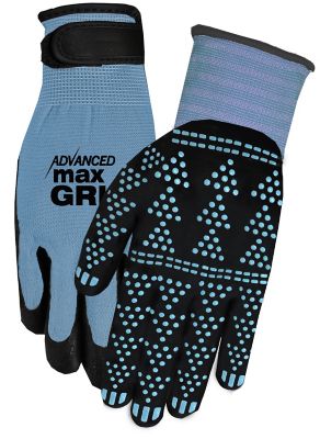 Midwest Gloves Men's Slate Advanced Max Grip Nylon Work Gloves, 1-Pair