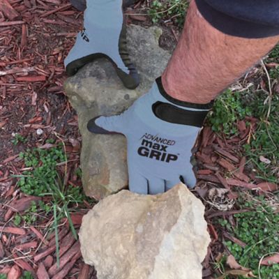 Image showing  Men's Slate Advanced Max Grip Nylon Work Gloves, 1-Pair