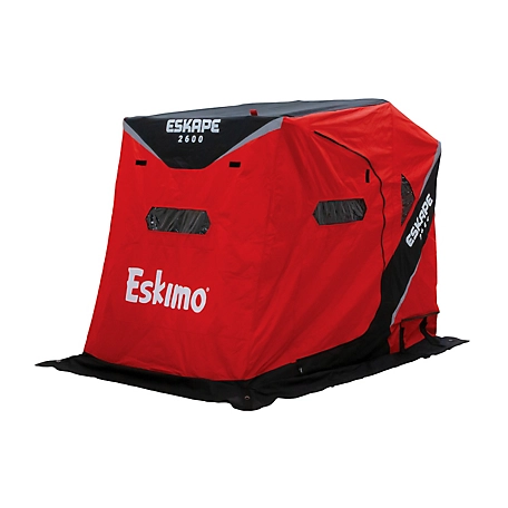 Eskimo Eskape 2600, Sled Shelter, Insulated, Red/Black, Two Person