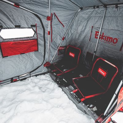 Image showing  Eskape 2600, Sled Shelter, Insulated, Red/Black, Two Person