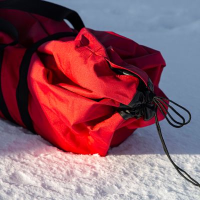 Image showing  Outbreak 650XD, Pop-Up Portable Shelter, Insulated, Red/Black, 5-7 Person