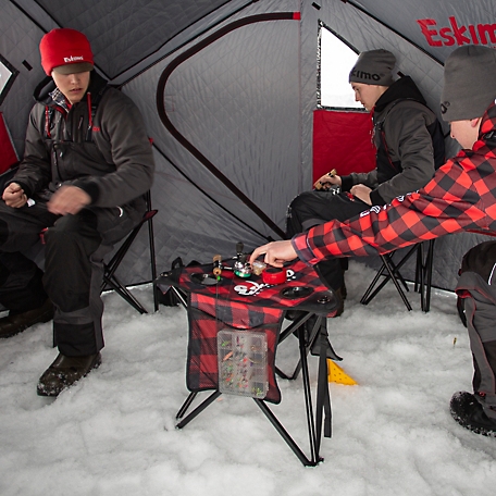Eskimo Plaid XL Folding Ice Stool