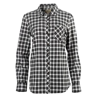 Blue Mountain Women's Long-Sleeve Plaid Flannel Shirt, FLW21