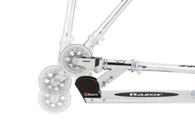 Image showing  A3 Scooter with Extra-Large Wheels, Clear
