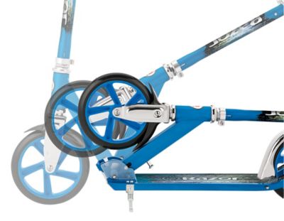 Image showing 2 th Razor A5 Lux Scooter with Extra-Large Wheels, Blue