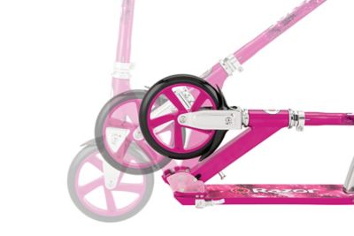 Image showing  A5 Lux Scooter with Extra-Large Wheels, Pink