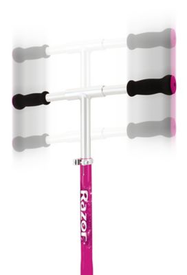 Image showing  A5 Lux Scooter with Extra-Large Wheels, Pink