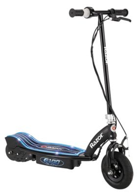 Razor E100 Glow Electric Scooter, Black