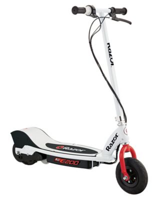 Razor E200 Electric Scooter, White/Red