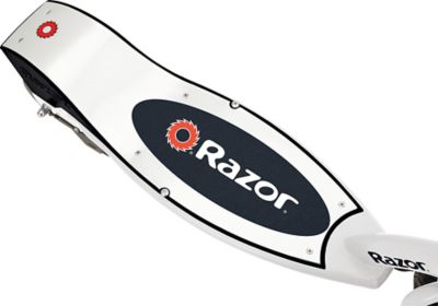Image showing  12V E200 Electric Scooter, White/Red