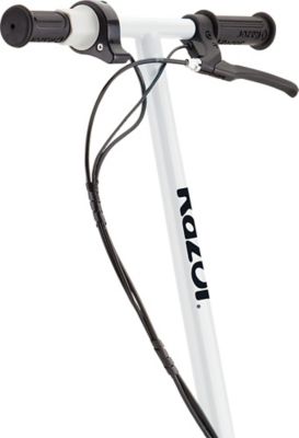Image showing  12V E200 Electric Scooter, White/Red