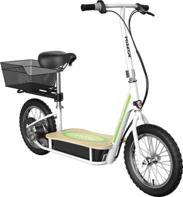Image showing 6 th Razor Ecosmart Metro Electric Scooter with Seat, White
