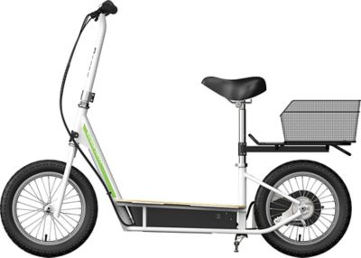 Image showing 8 th Razor Ecosmart Metro Electric Scooter with Seat, White